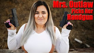 Mrs. Outlaw Picks Her Carry Gun
