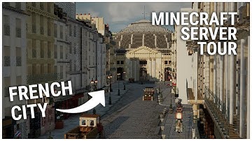 French Architecture Comes Alive in Minecraft - Server Update Tour