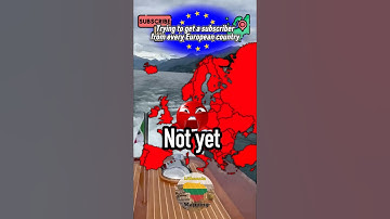 Trying to get a subscriber from every country #europe #geography #map