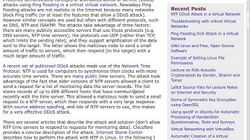 NTP DDoS Homework Hints (ITS335, Lecture 17, 2013)