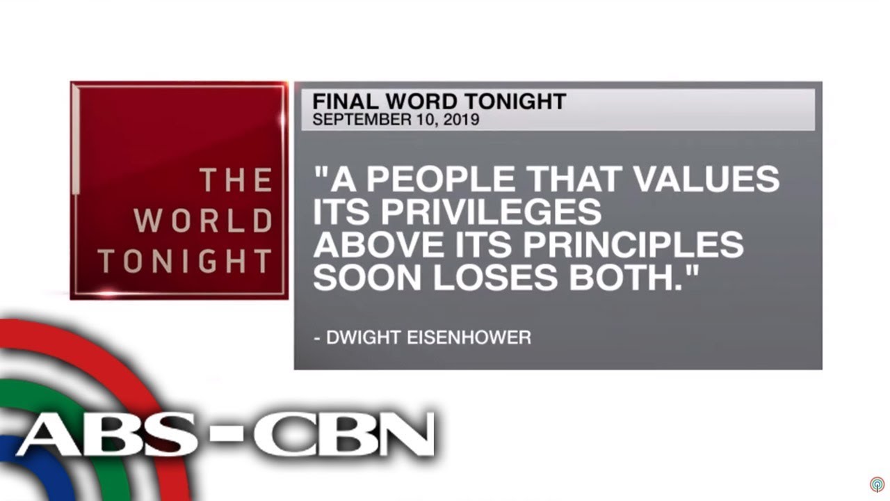 Final Word - September 10, 2019 | ANC