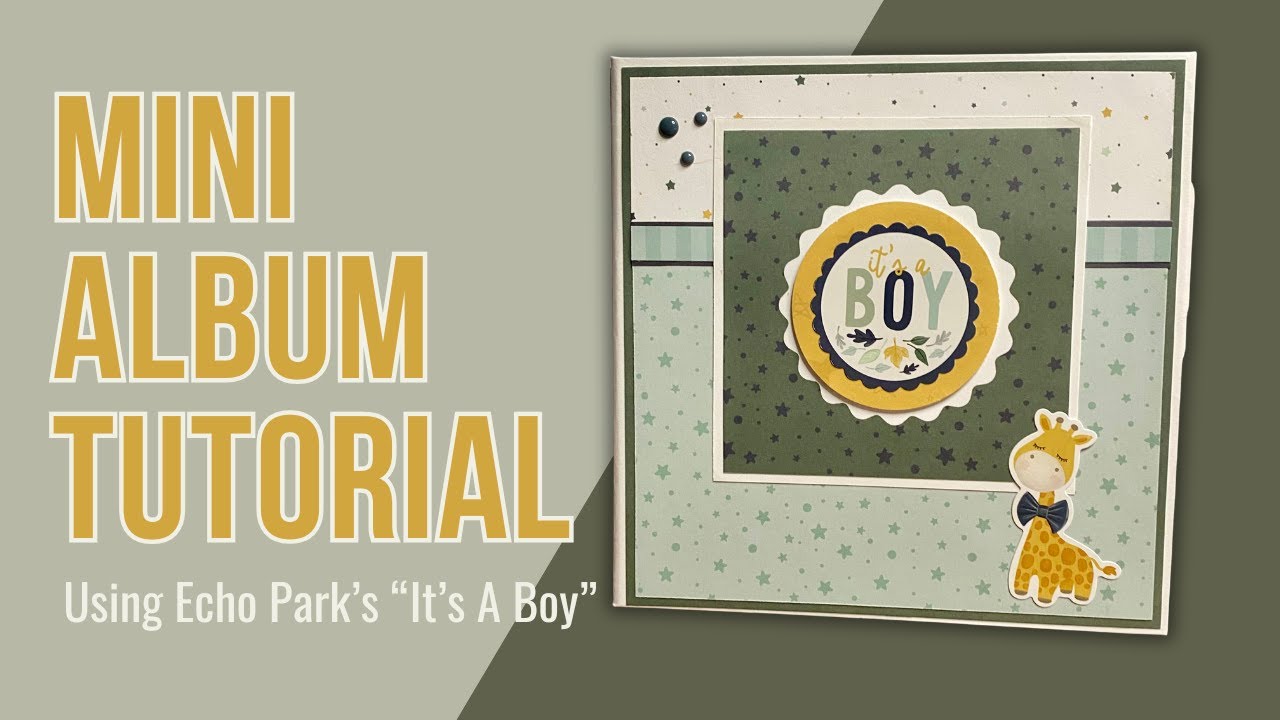 Mini Album Tutorial 6 1/2 X 6 1/2 with 6X6 pages. Great for 12X12 or 6X6 collections & digitals too!