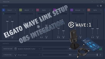 How to set up Elgato Wave Link software + OBS Integration!