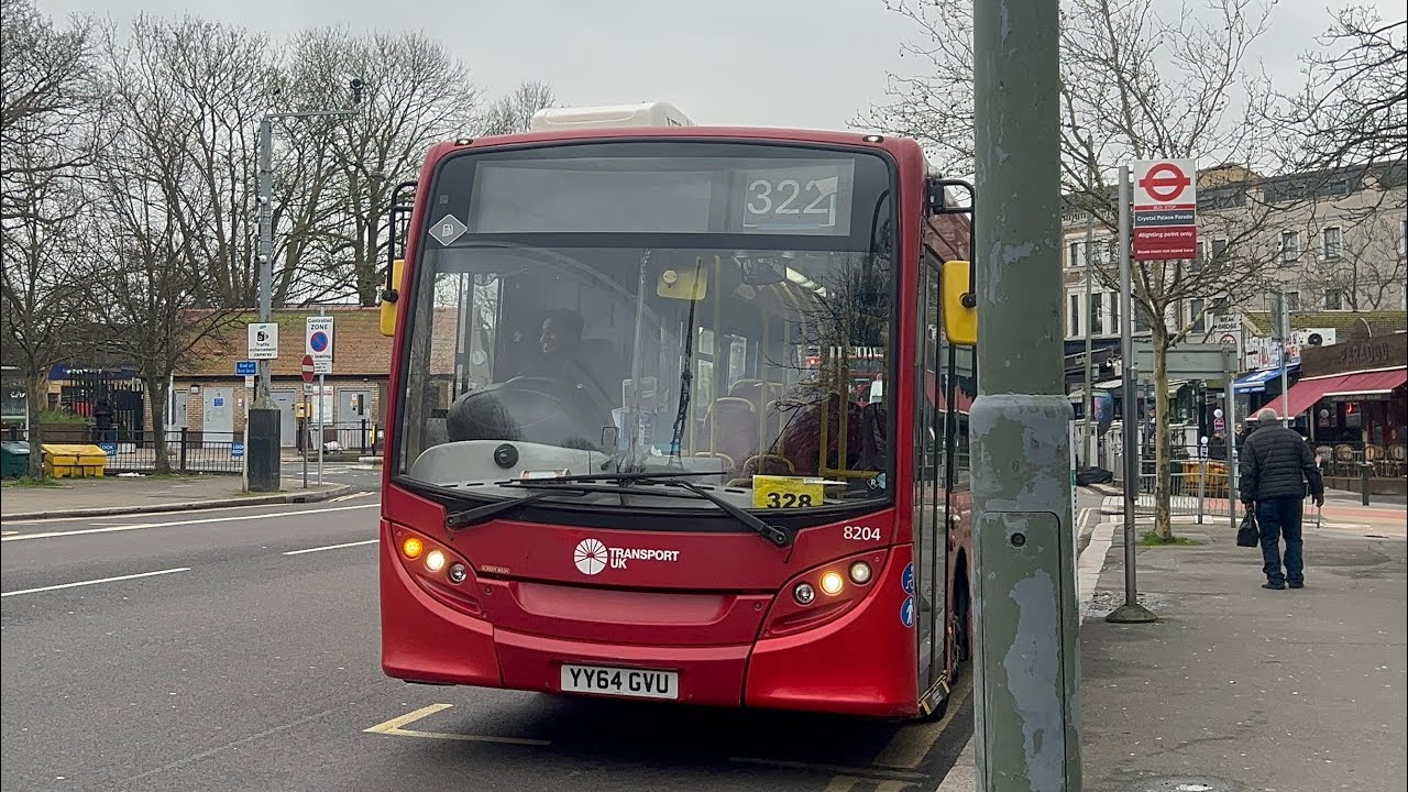 THRASHED | Transport UK London Route 322 | ADL Enviro 200 ZF AS-Tronic Euro 6 - 8204 (YY64GVU) 