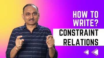 Physics : Constraint Relations |IITJEE,NEET|Devendra Chandrakar Sir