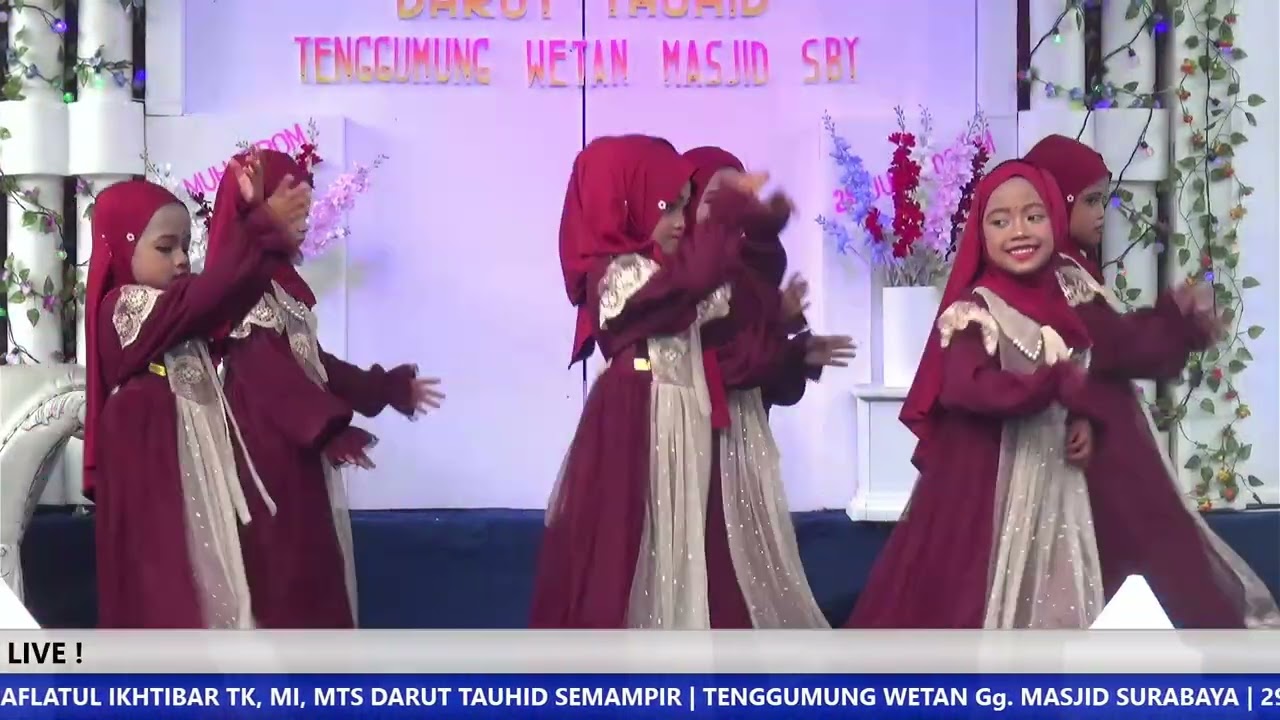 KEREN TARIAN TK B - DARUT TAUHID SEMAMPIR-  HAFLAH KE 15 TAHUN 2025