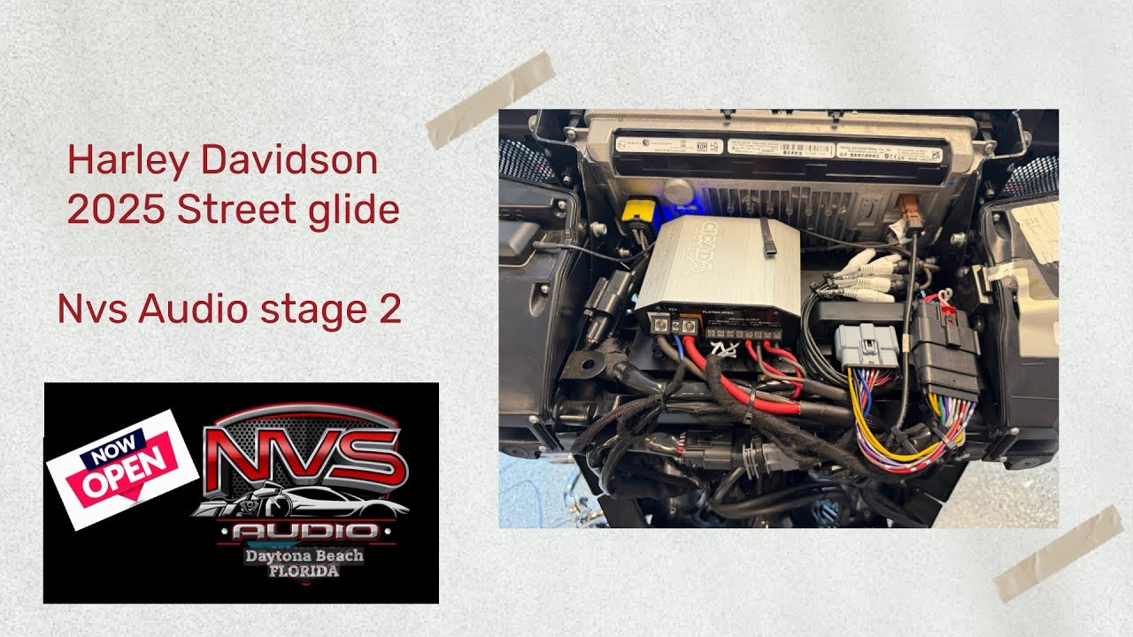Первая установка усилителя Cicada flx 700 pro dsp в 2025 году. Harley Davidson Street переходит н...