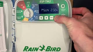 Hidden Features Of The Rain Bird TM2 Irrigation Controller, 8 Hidden Features