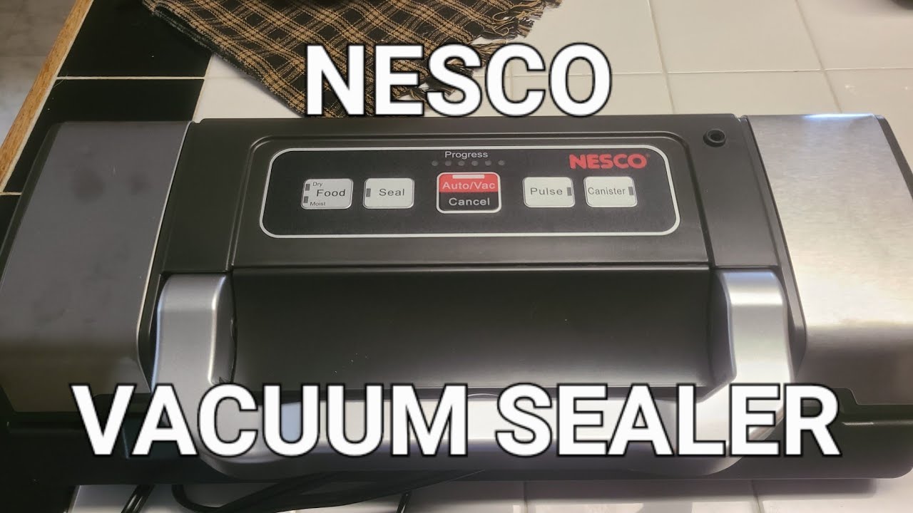 Unboxing Nesco Deluxe Vacuum Sealer Model VS-09 from Walmart. 