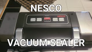 Unboxing Nesco Deluxe Vacuum Sealer Model VS-09 from Walmart.