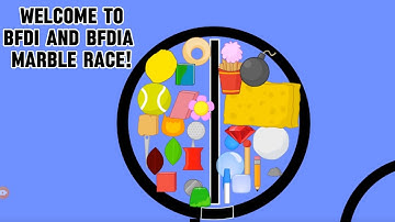 The BFDI and BFDIA Marble race