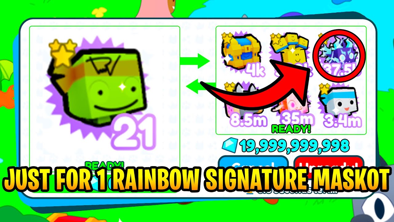 Signature BIG Maskot (Pet Simulator X), Pet Simulator Wiki