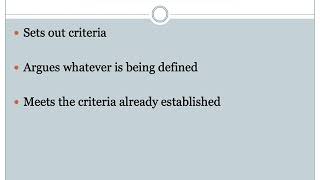 Definition Argument