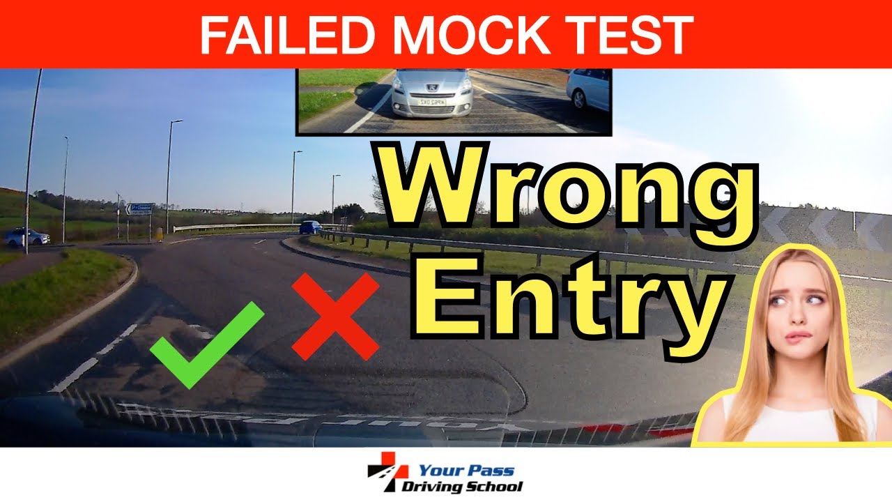This is NOT how you enter a roundabout!
