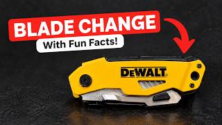 DEWALT Auto-Load Utility Knife Blade Change | 3-Blade Storage + Fun Facts