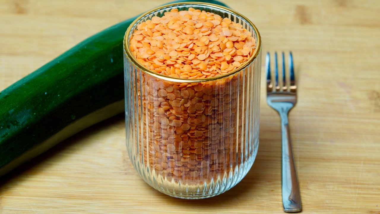 КАБАЧОК И СТАКАН ЧЕЧЕВИЦЫ! Я ГОТОВЛЮ ИХ ТАК ПРОСТО! Они такие вкусные, что ешь хоть каждый день