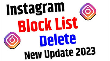 Instagram Se Block List Delete Kaise Kare | How to delete Instagram Blocked User