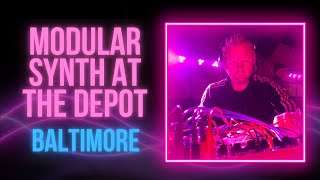 LIVE modular synth performance at The Depot - POB