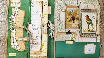 Showing finished projects and starting new - Finishing the unfinished pile Part 4 - Junk Journal