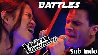 Say Something ( CLAUDIA vs EMMA - FELIX ) The Voice of Germany | Lyrics & Subtitle Indonesia