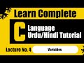 ✅ C Programming Lecture 4 | VARIABLES in C Language | Simple Tutorials for Beginners