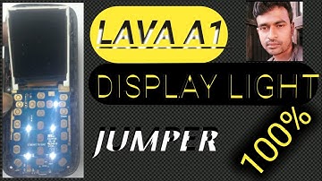 Lava A1 Display Light Solution/ Lava A1 Lcd Light Jumper