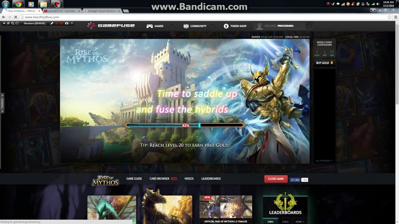 R.O.M. Rise of Mythos VIP boss challege ( Beast Jungle )