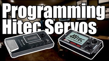 How to program a Hitec 7954 Servo with the HFP-25 and HFP-30