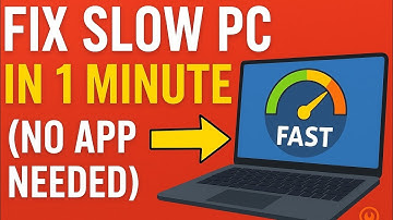 Make Your Slow PC FAST in 1 Minute! 💻 (No App Needed)