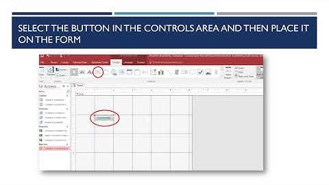 Creating Macros and Menu Forms in Access