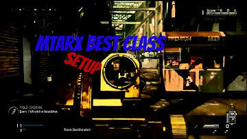 CoD Ghosts Mtar X Best Class Set Up!