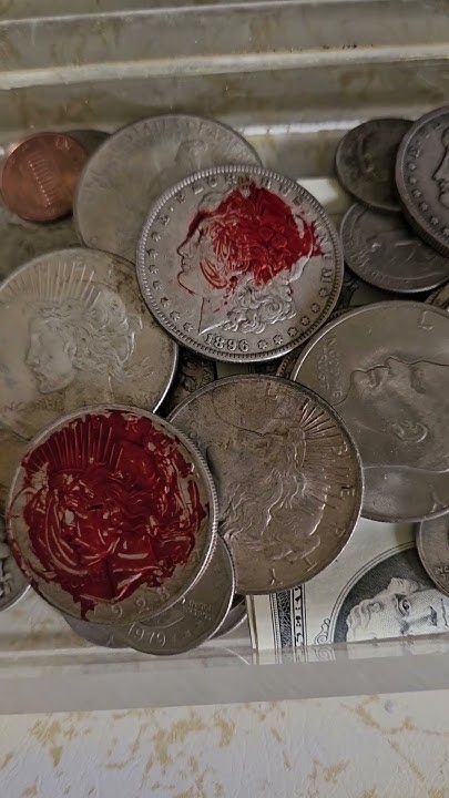 Why Are Coins Painted Red Shortvideo Trending viral Silver Coins why-are-coins-painted-red-shortvideo-trending-viral-silver-coins