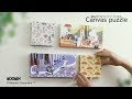 【ASMR】キャンバスパズル Canvas Puzzle（ムーミン編）【音フェチ】