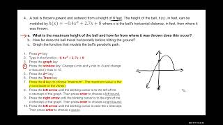 PreCalculus Classwork - Section 2.2 - Quadratic Functions (part 2 of 2) Net Worth