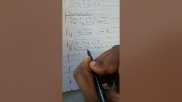 Solving Simultaneous Equations through Substitution| CSEC Math| Mathsis4U