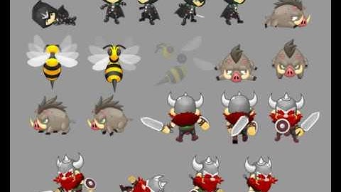 Assassin and Viking - Top Down Game Sprites