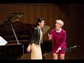 Soprano Tamara Banješević & Chris Reynolds, piano | Juilliard Joyce DiDonato Vocal Arts Master Class