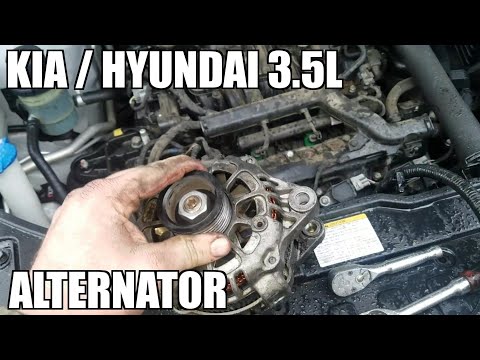 Kia Sorento and Hyundai Santa fe alternator replacement – 2011 How to