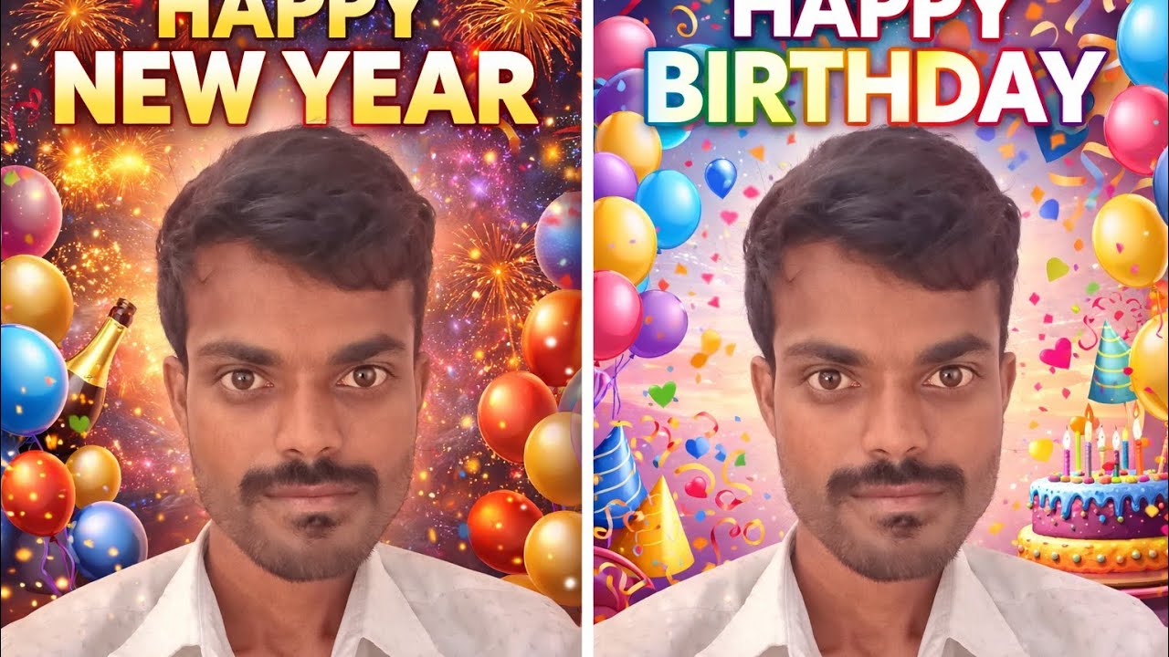 “Double Celebration 🎉 | Happy New Year & Happy Birthday my dear husband 