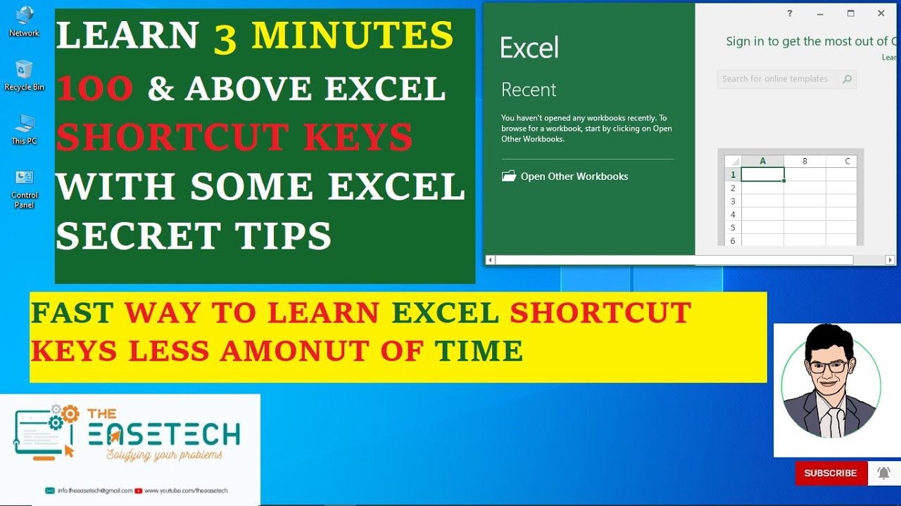 100 & Above New Excel Magic Shortcut Key - YouTube