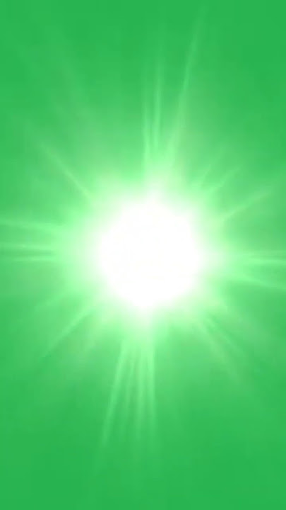 sun with green screen। green background