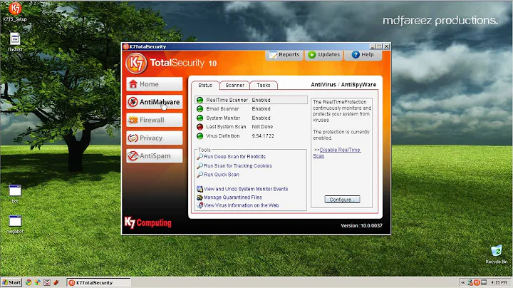 K7 Total Security 10.0.0037 Prevention Test.