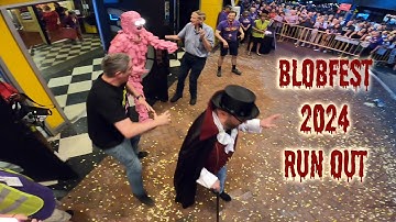 BEST View Front Row Overhead POV BLOBFEST 2024 Blob Run Out Scene Front Row Colonial Theater