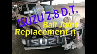 2001 Isuzu 2 8 Diesel Turbo Front Suspension Ball Joint Replacement