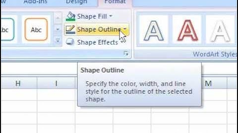 How to change the color of a shape border in a SmartArt graphic in a spreadsheet