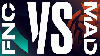 FNC vs. MAD - Playoffs Round 2 - Game 1 | LEC Spring Split | Fnatic vs. Mad Lions  (2020)
