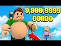 NOS CONVERTIMOS en el MAS GORDO de ROBLOX COMIENDO TODO !!