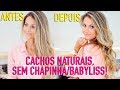 COMO FAÇO CACHOS NO CABELO, SEM CHAPINHA/BABYLISS!! | Lorrayne Mavromatis