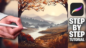 Autumn River PROCREATE TUTORIAL 262