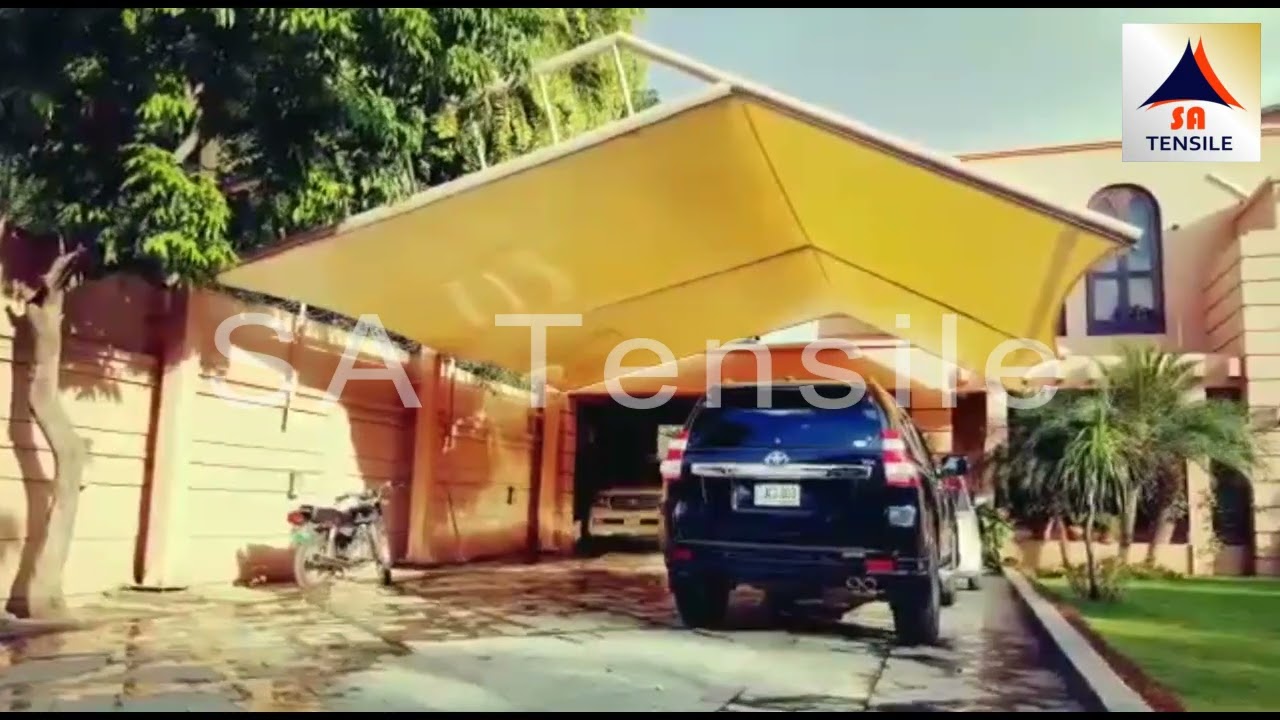 Drive Way Structure | PVC Fabric Tensile Shade | SA Tensile